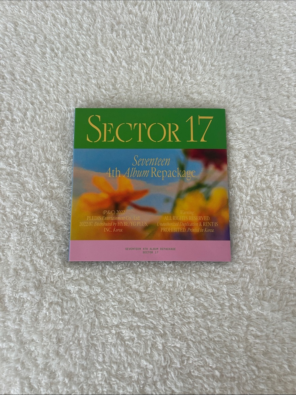 SECTOR 17 : Seventeen 4th Album Repackage